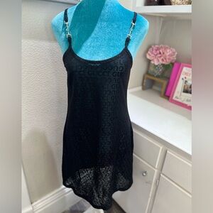 Gucci Mesh Horsebit Slip Dress